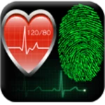 finger blood pressure prank android application logo